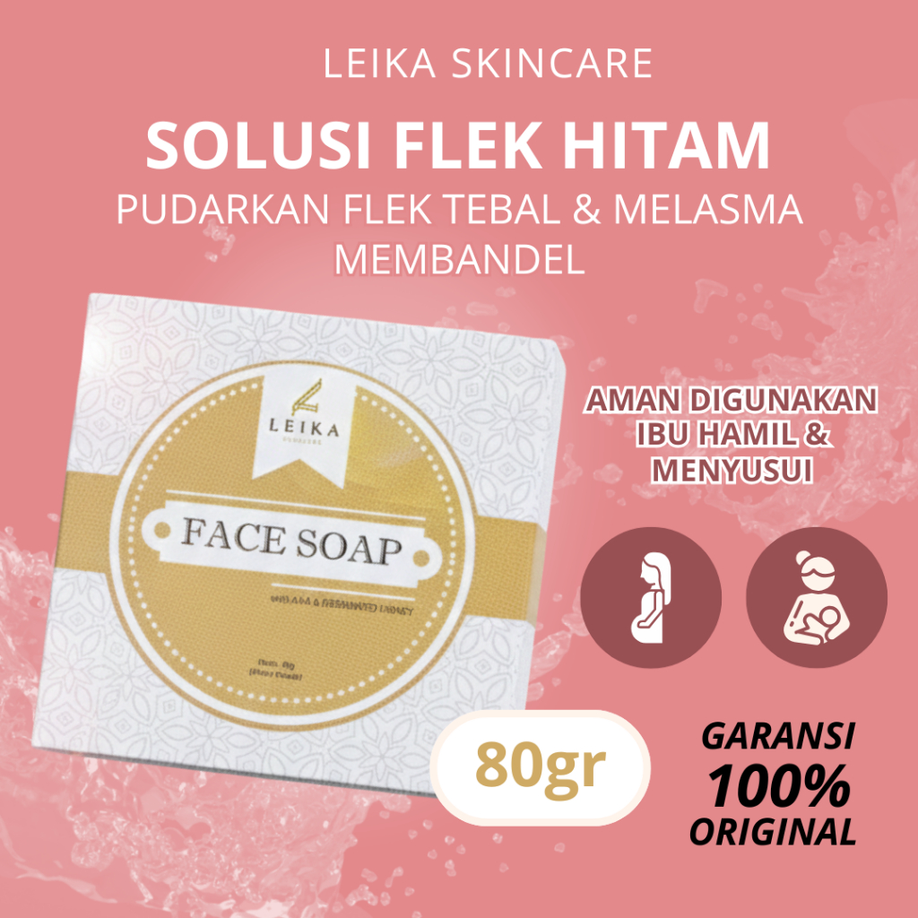 Sabun Flek Hitam untuk Ibu Hamil & Menyusui Paling Ampuh - Sabun Flek Tebal Sabun Pengelupasan Wajah