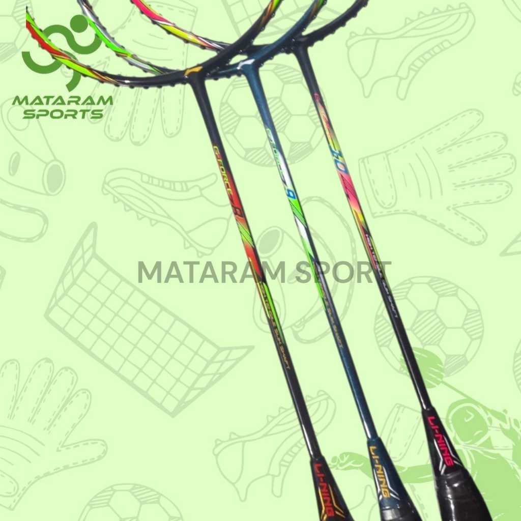 Raket Badminton Bulutangkis Lining G Force 8 9 10 Original