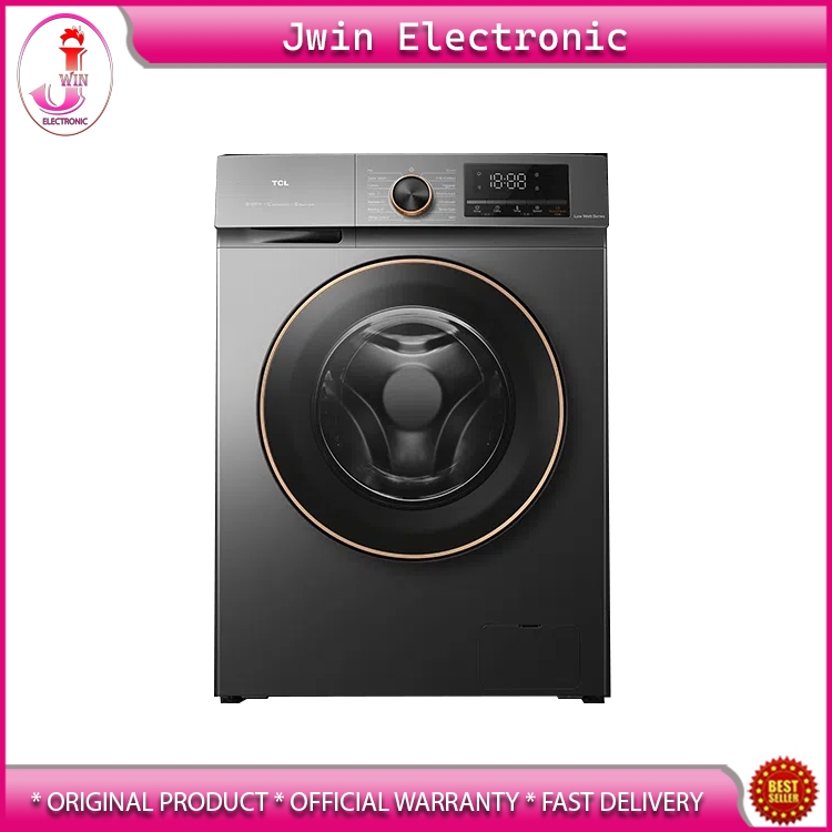 TCL TWF85-P11DG P11 Mesin Cuci Front Loading Washing 8.5 Kg TWF85-P11DG