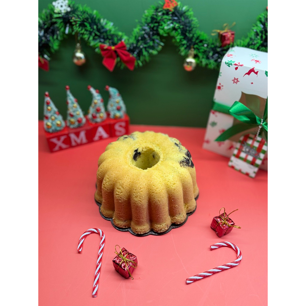 Hampers Natal Marmer Cake Marble Cake 18 cm