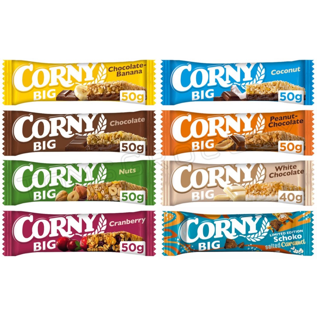 CORNY BIG GRANOLA BAR - CEMILAN SEHAT / SEREAL SEHAT / BAR SEREAL / HEALTHY BAR [CORNY - IMPORT GERM