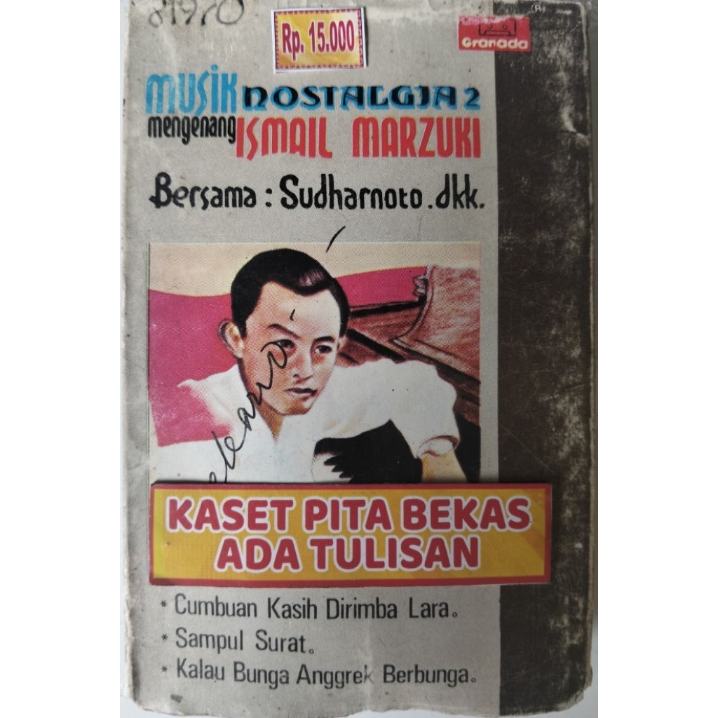 kaset pita bekas pop mengenang Ismail Marzuki 2
