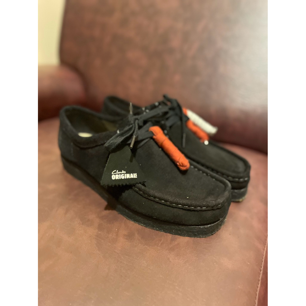 Clarks Wallabee Black Suede Original