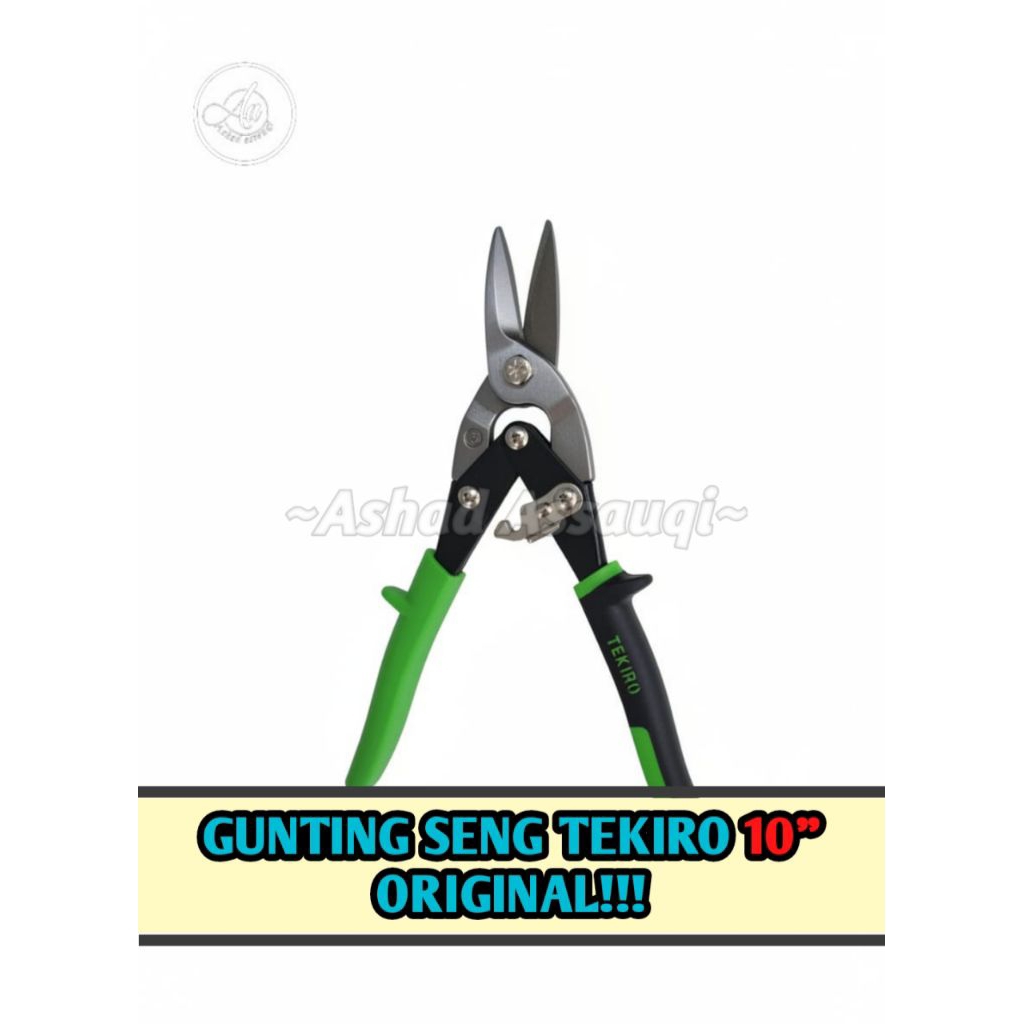 Gunting seng / baja ringan TEKIRO 10 inch Original
