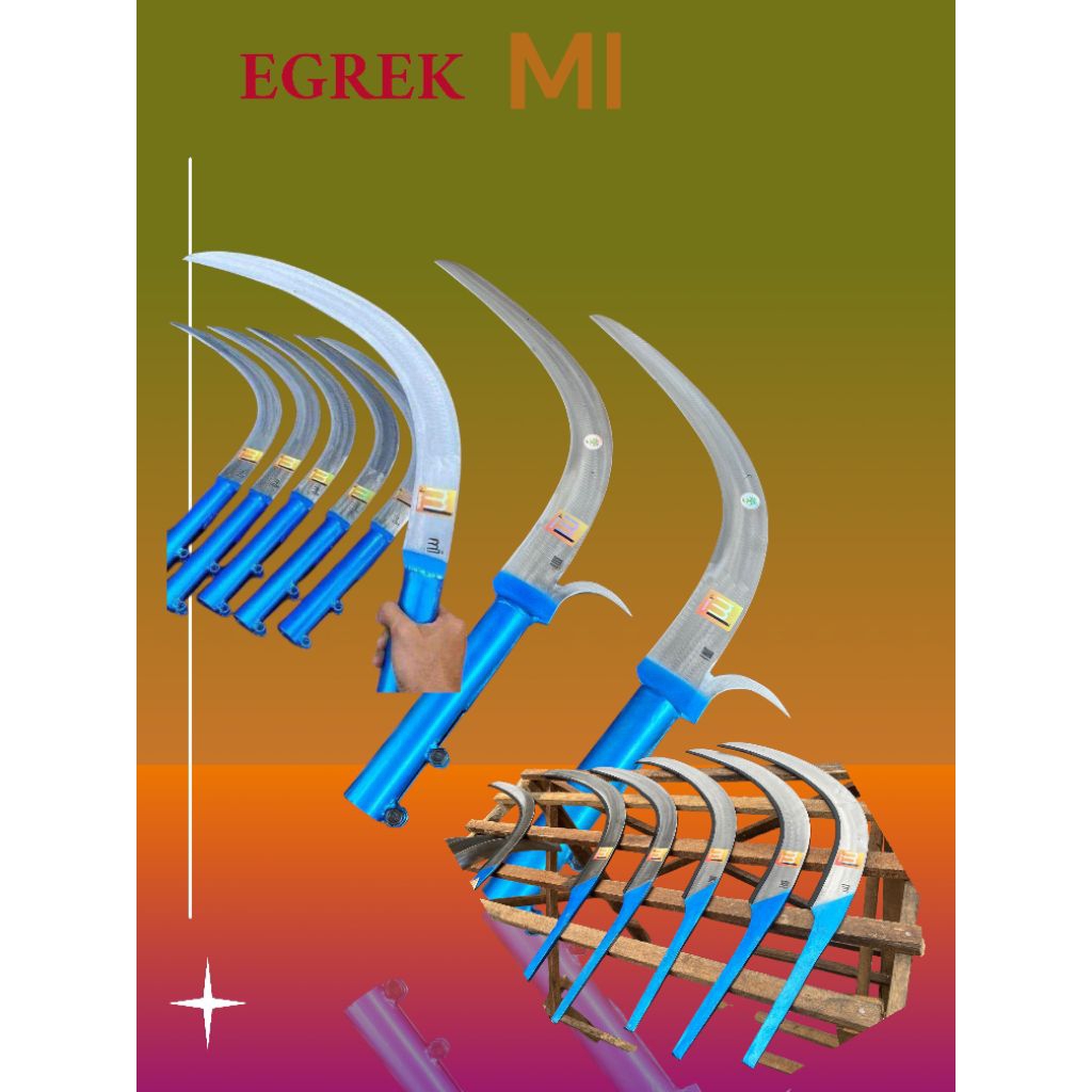 EGREK SAWIT MI GLOBAL TANGKAI VARIASI LENGKAP SUPER TAJAM KUALITAS PREMIUM