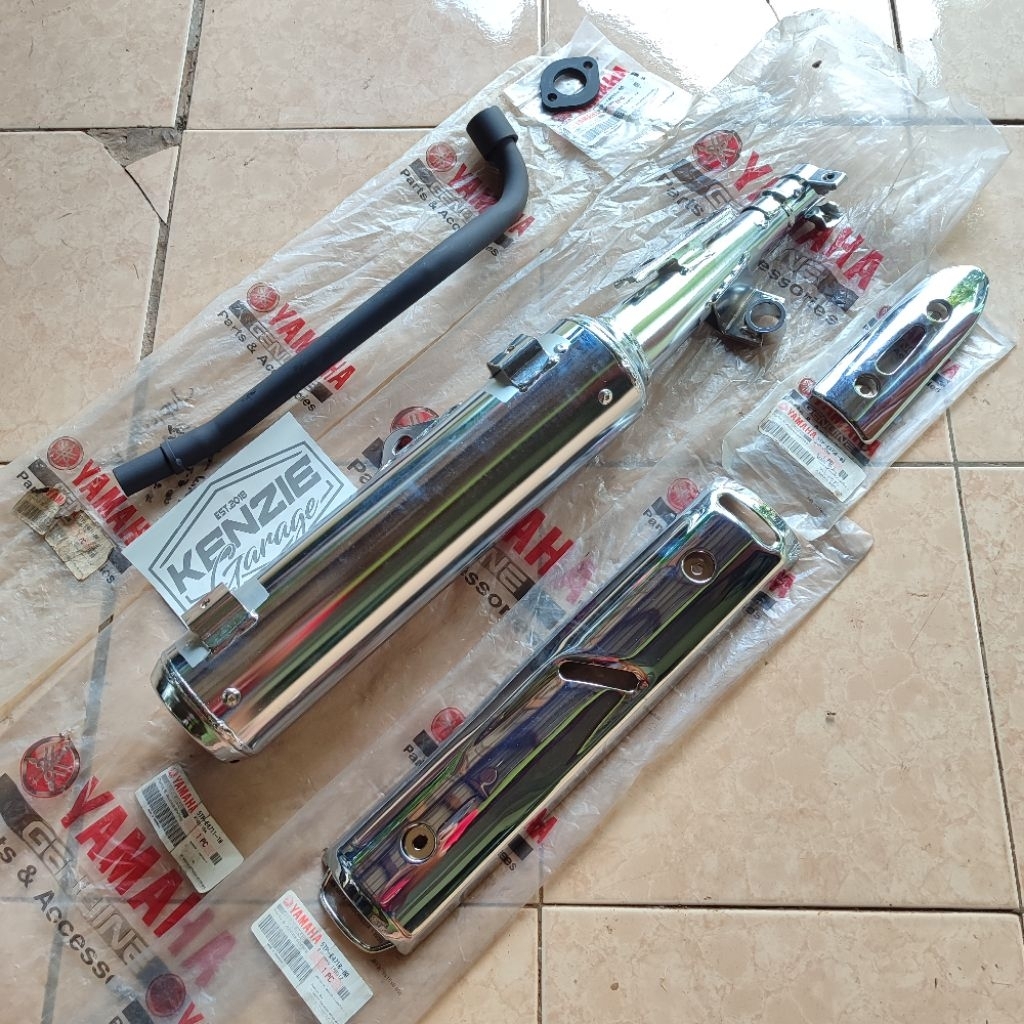 Knalpot Muffler Exhaust Jupiter Z Lama Jupiter Z CW 110 2004 2005 Original YGP