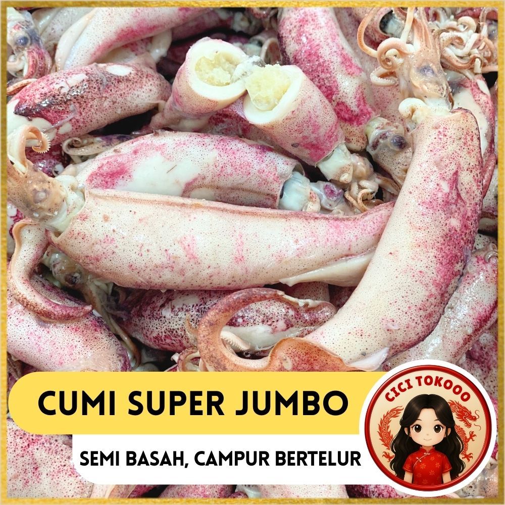 Cumi Super Jumbo | Cumi Asin Sotong | Ikan Asin
