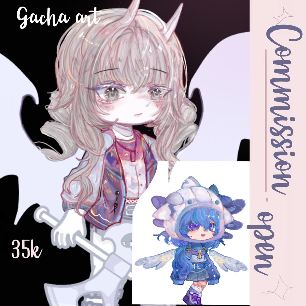 [OPEN COMMISSION] Gacha art