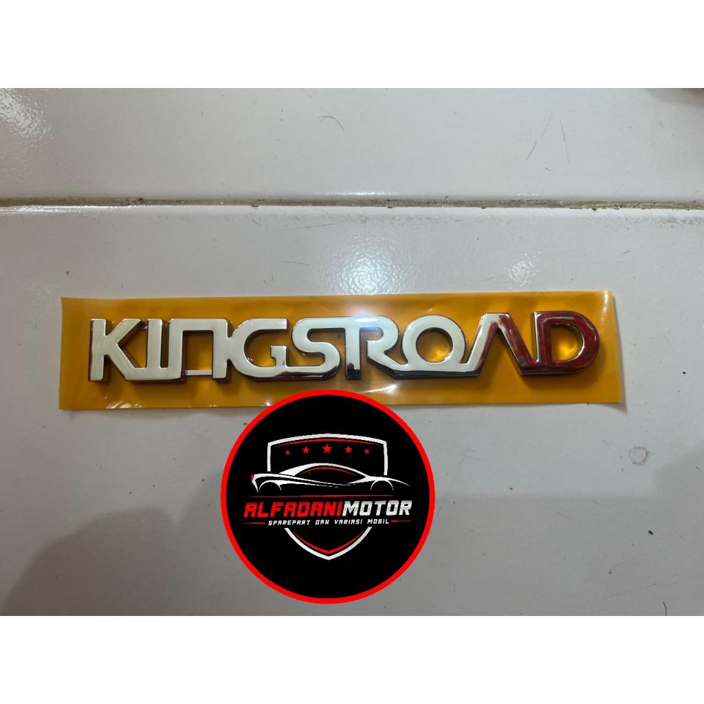 emblem tulisan KINGSROAD untuk mobil terrano