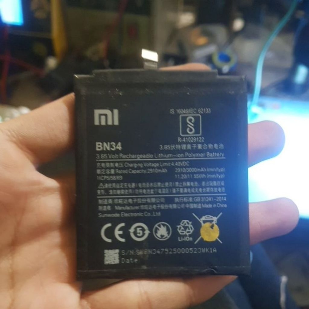 Baterai Xiaomi BN34