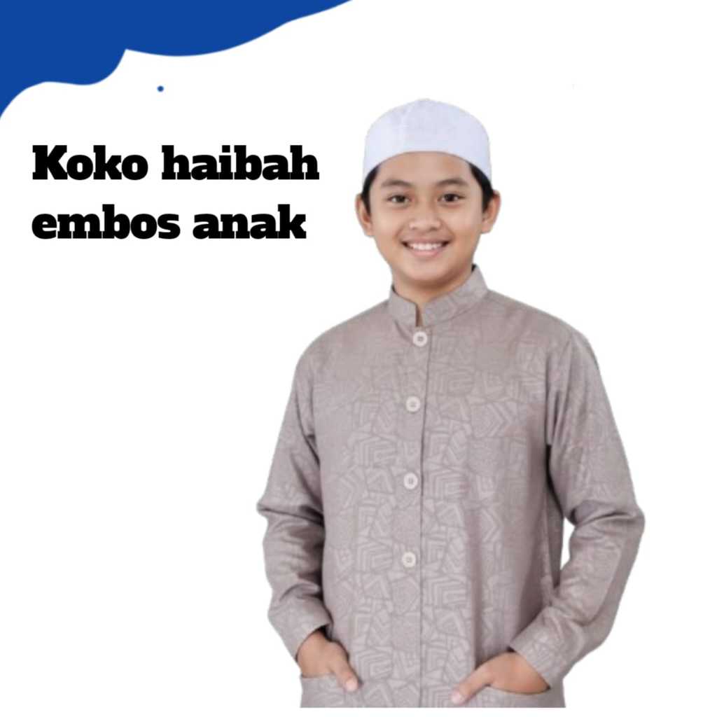 KOKO HAIBAH ANAK EMBOS SERAGAM MAJLIS ANAK SANTRI