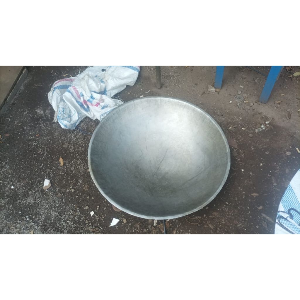 Wajan besar jumbo stainless 304 diameter 80cm