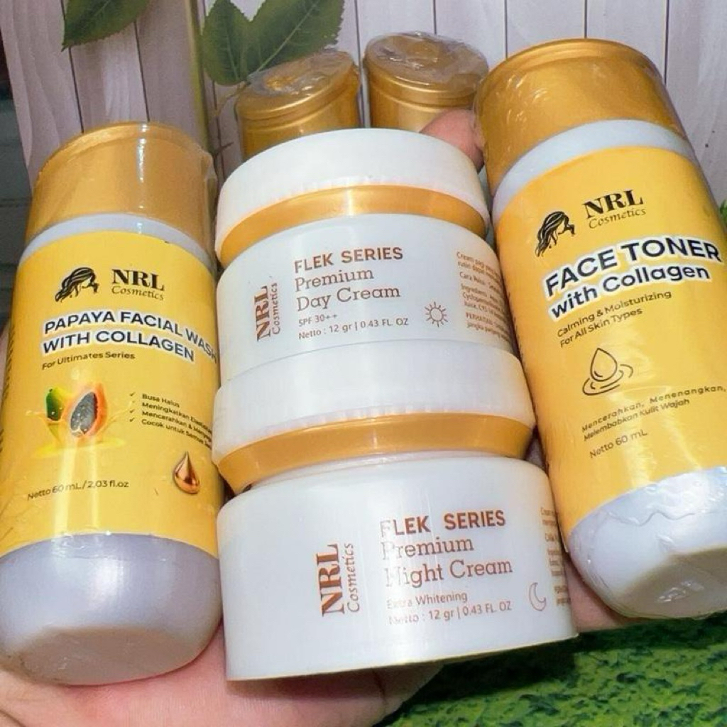 Sepaket Skincare NRL Pak Eko (Glowing,Flek,Acne)