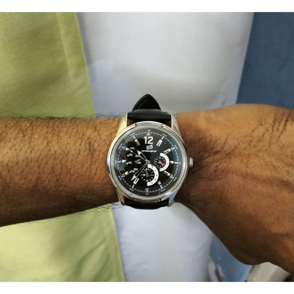 jam tangan ORIGINAL CHRONOMASTER MENSWATCH CHRONOGRAPH