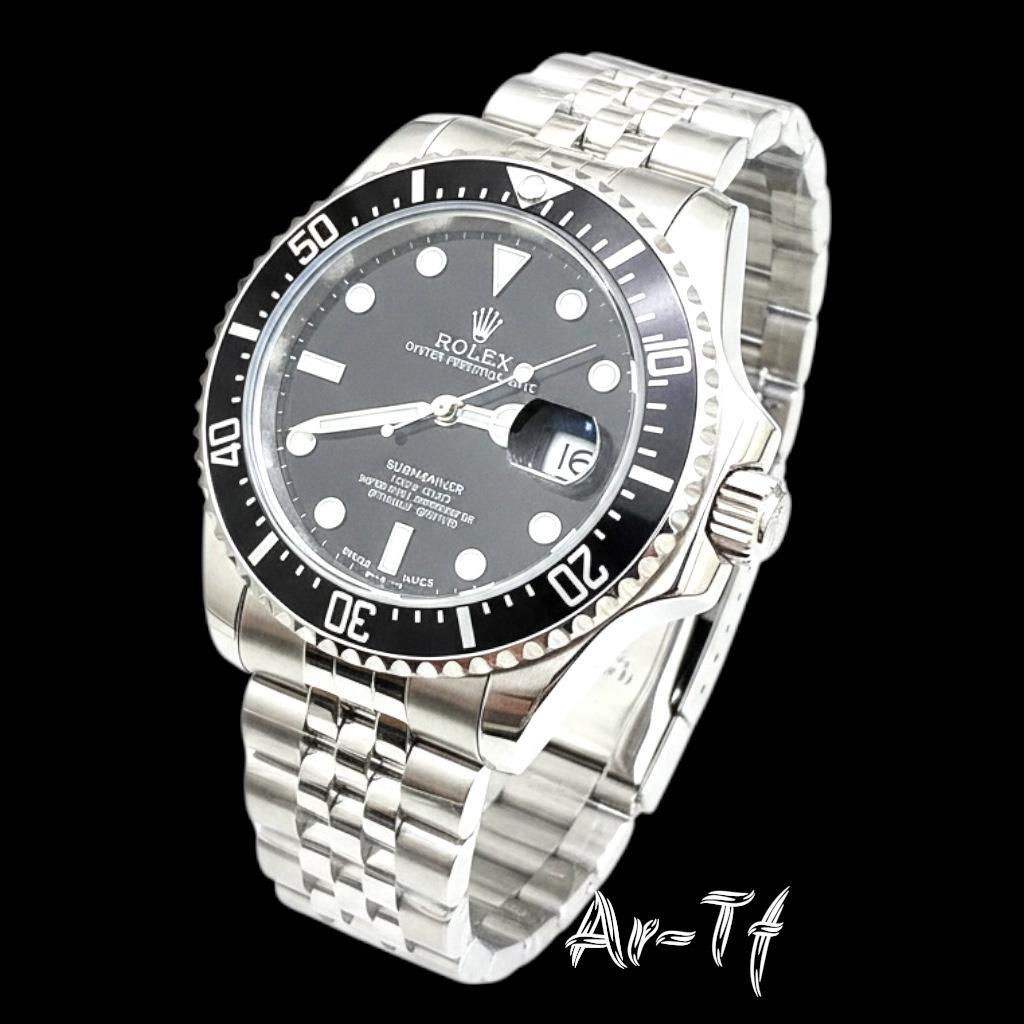 ROLEX SUBMARINER AUTOMATIC | Jam Pria Rolex Tali Rantai Otomatis Tanpa Baterai