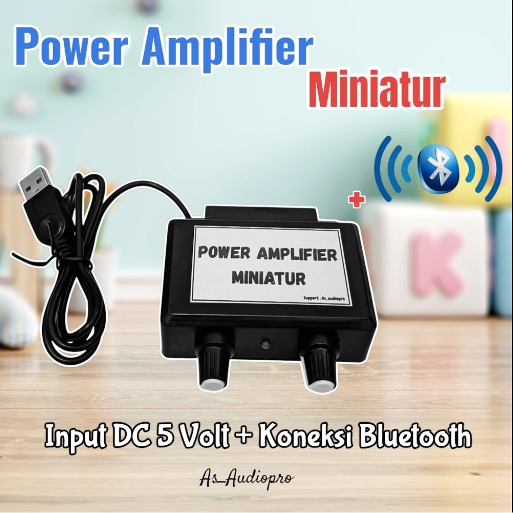 Power Amplifier Bluetooth Input DC 5 Volt - Power Amplifier