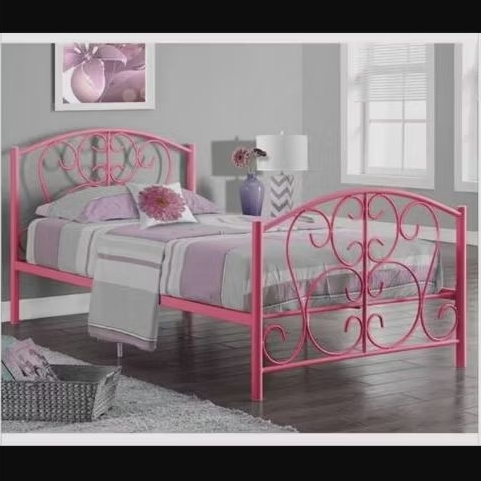 Ranjang tunggal besi Mewah Minimalis dipan Kuat murah