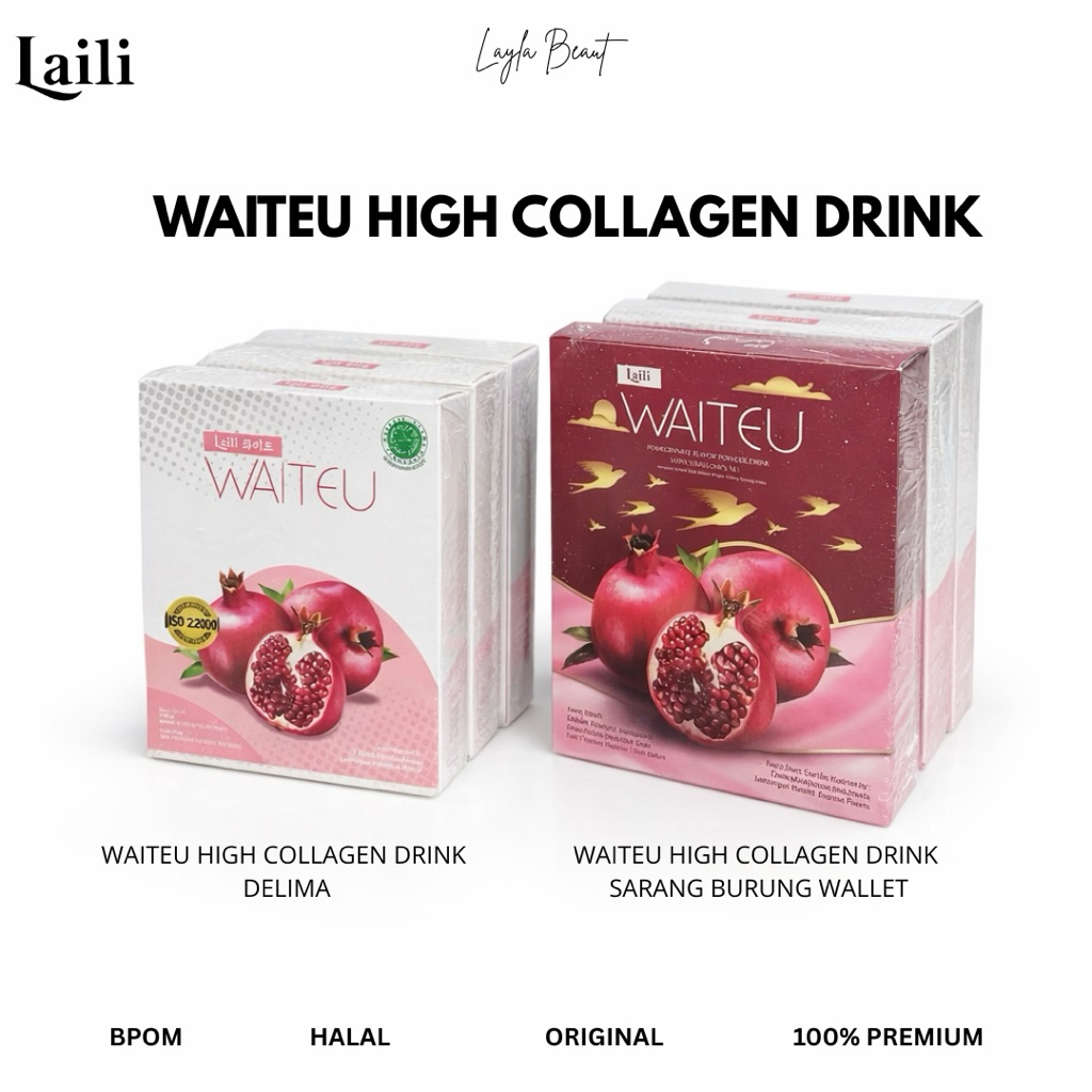 TERMURAH WAITEU COLLAGEN  Wallet ORIGINAL 1 BOX SETARA 3x INFUSED WHITENING KULIT KUSAM SUSAH PUTIH 