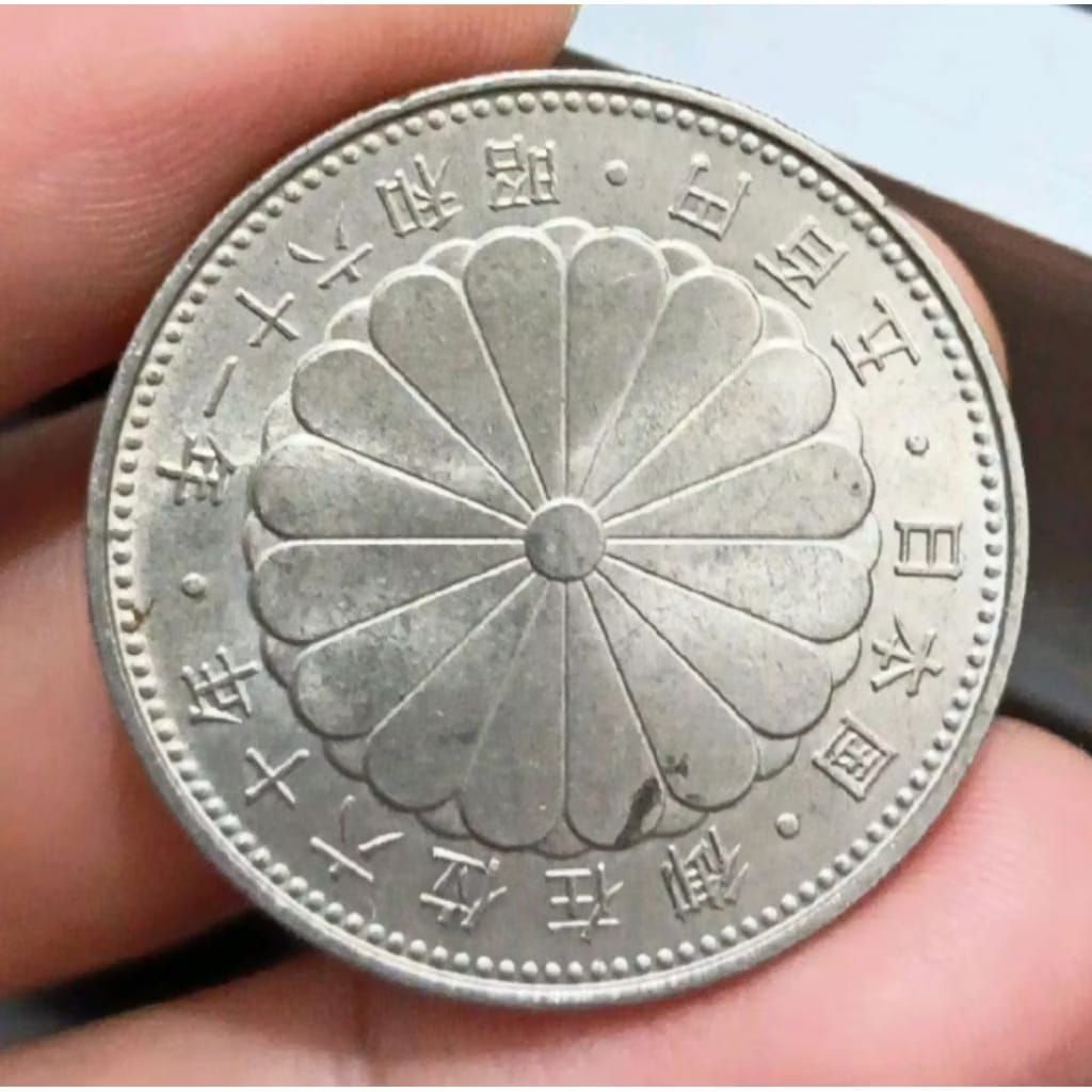 Koin 500 Yen Jepang Japan Koleksi Coin Logam Bekas Lama Kuno Jadul Langka Asing Luar Negeri Mancaneg