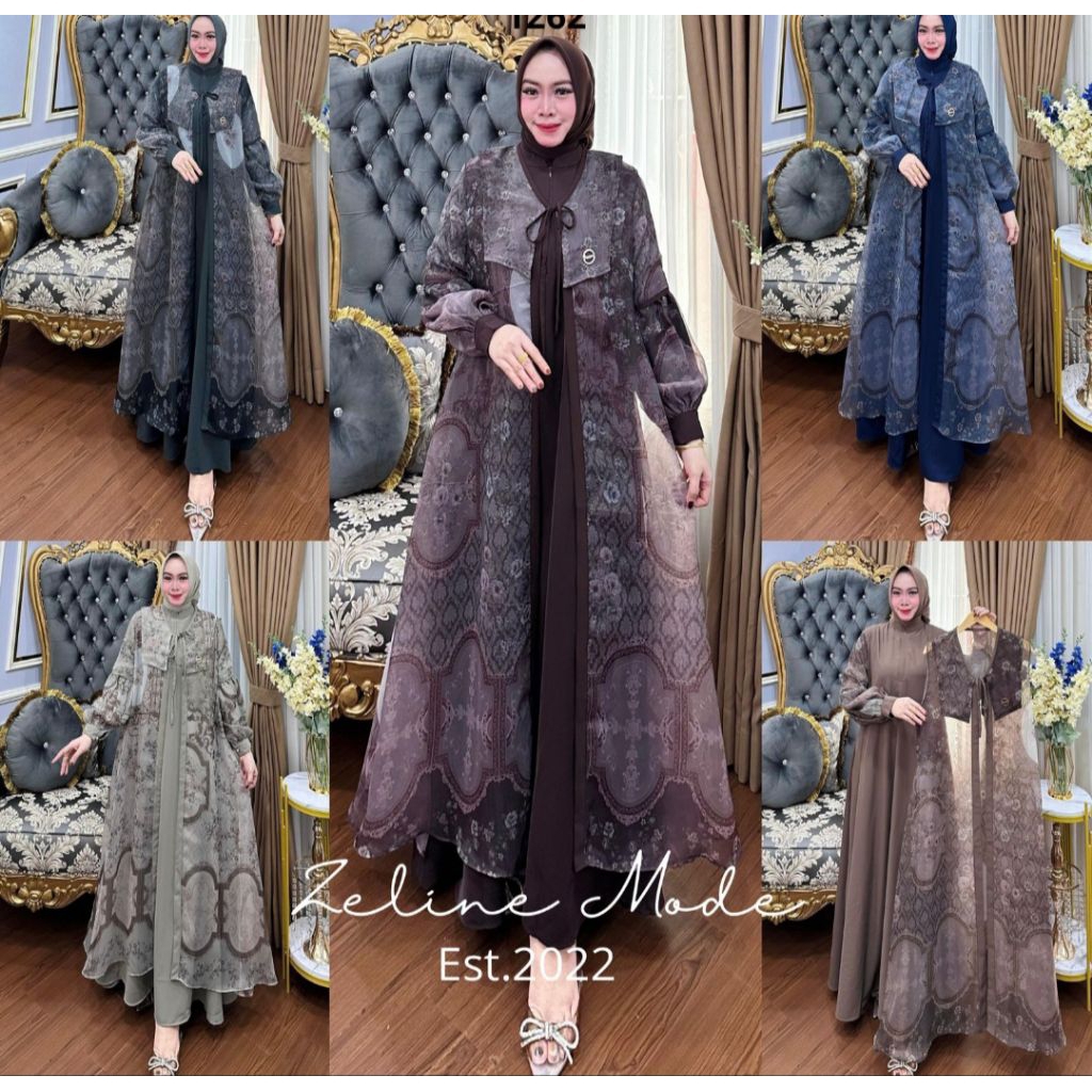 Gamis Zeline_mode  ter baru