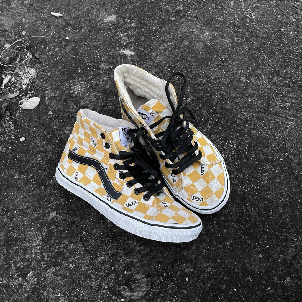 VANS SK8- HI BIG CHECKERBOARD // YW