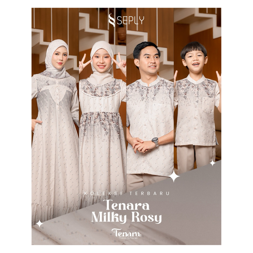 Sarimbit Keluarga 2026 / Sarimbit Seply 2026 / Sarimbit Seply Tenara Milky Rosy