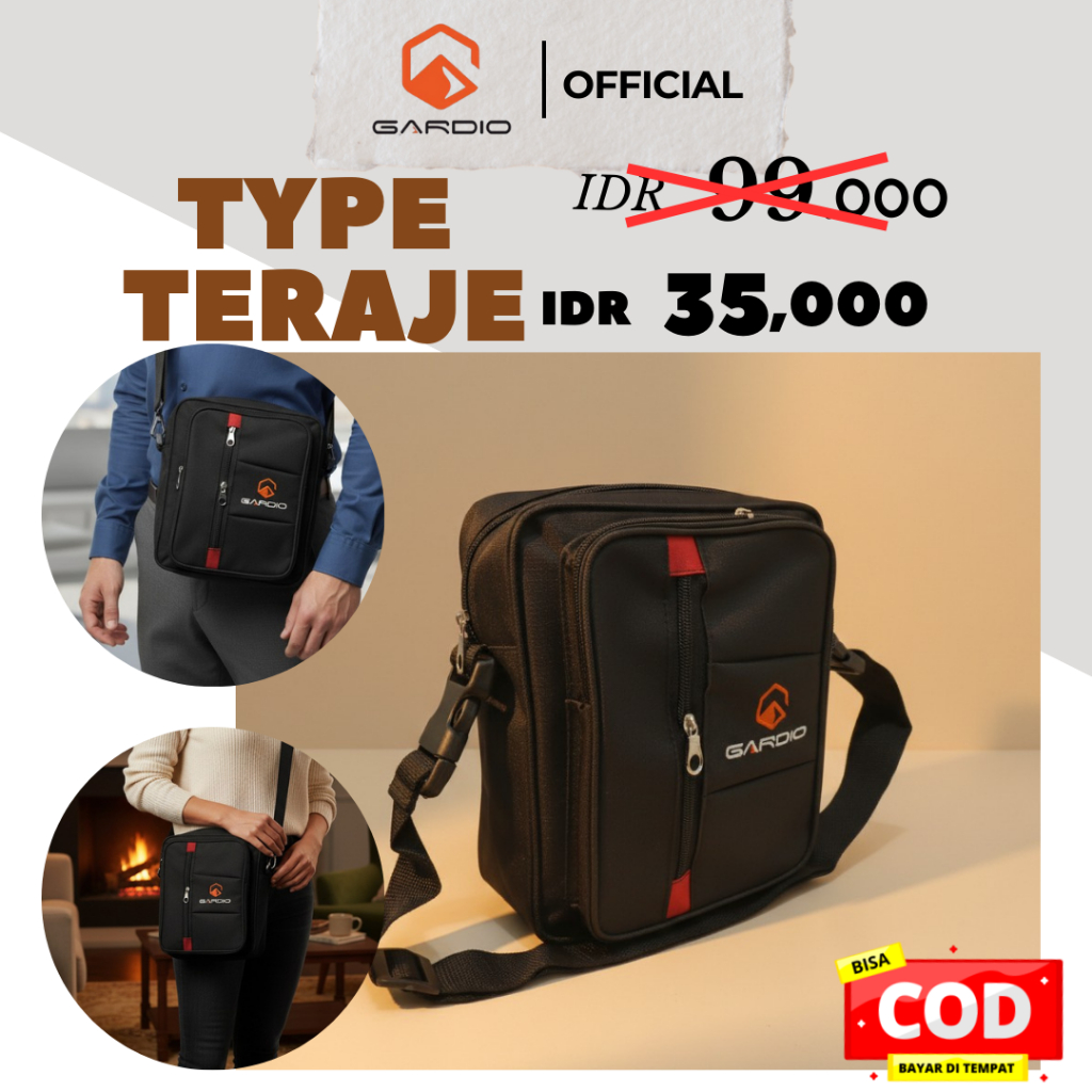 Gardio Tas Slempang Kotak