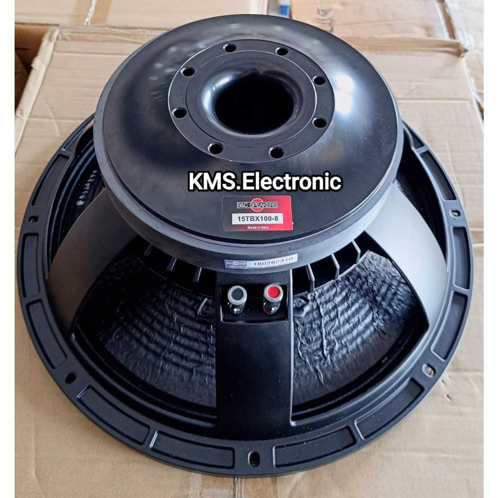 Speaker 15" B&C 15 TBX 100-8 Coil 4" Karakter Subwoofer Daun Full Coating Luar Dalan Grade A
