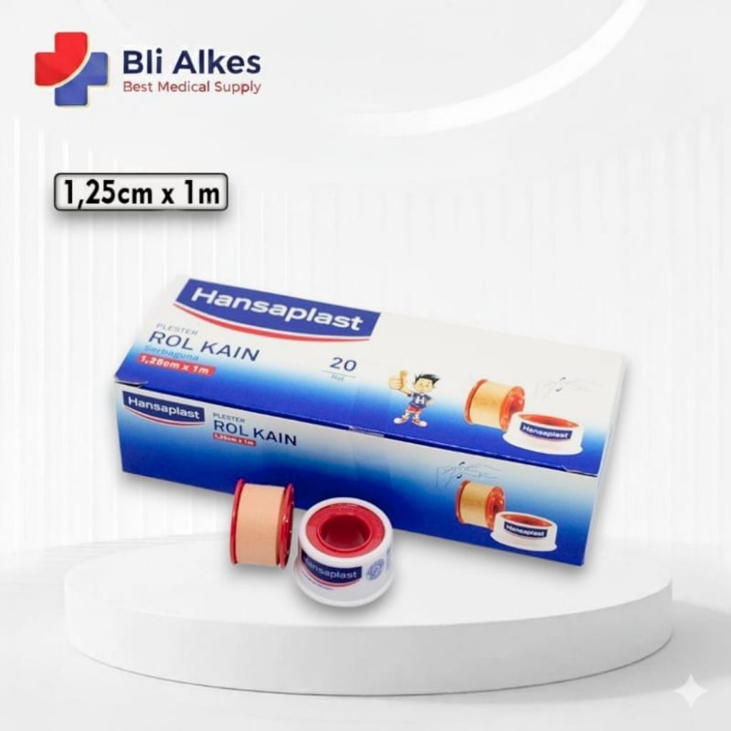 Hansaplast Roll Plester 1,25cmx1m 1 Box Isi 20 Roll