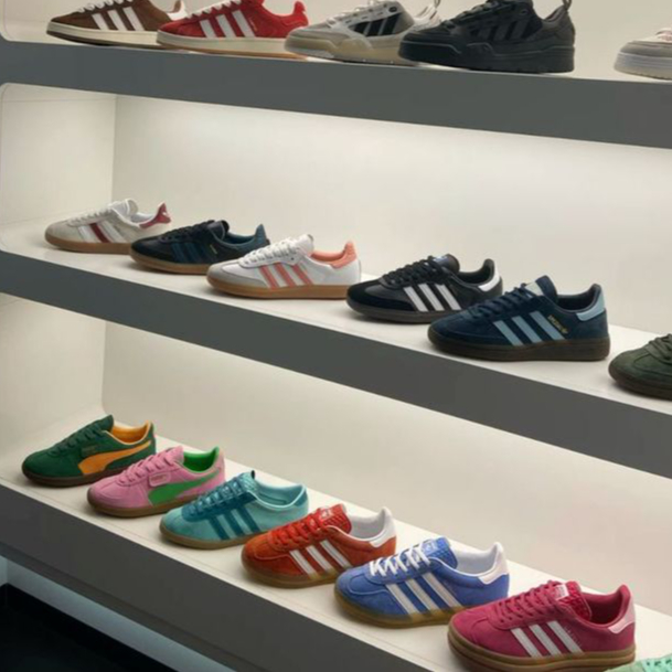 Sepatu Anak Adidas spezial Perekat tali suede Usia 1-12 Tahun