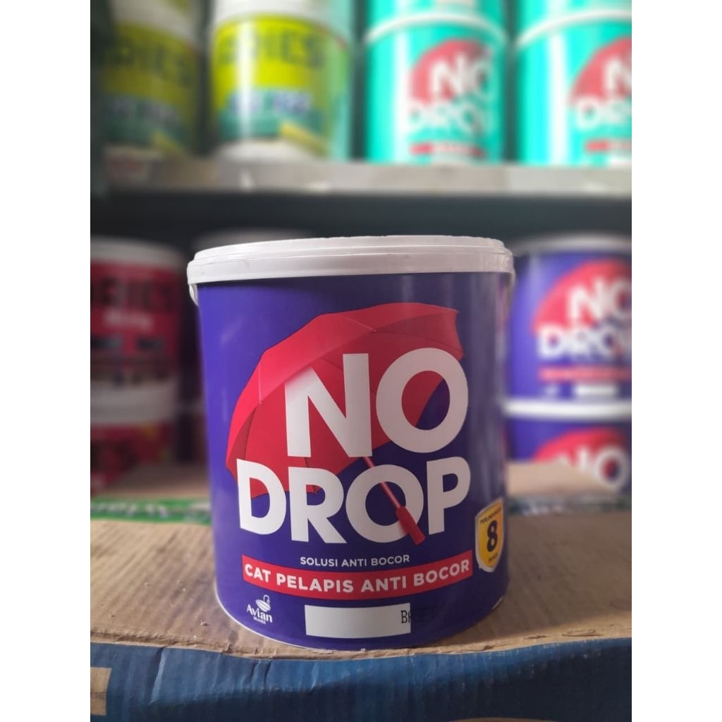 No Drop 1 Kg dan 4 Kg Cat Tembok Anti Bocor Banyak Pilihan Warna