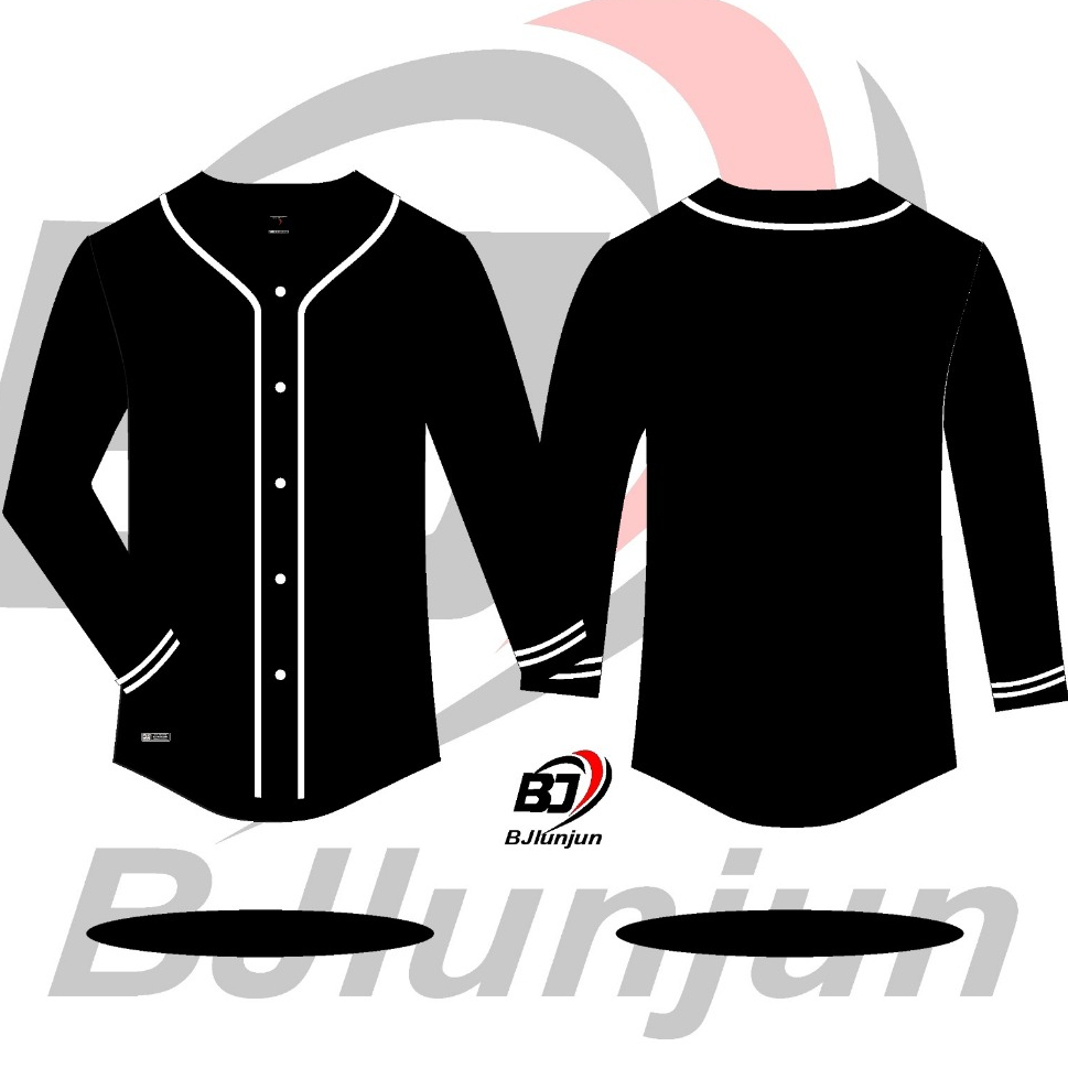 JERSEY BASEBALL LENGAN PANJANG POLOS UNISEX PRIA DAN WANITA TERBARU