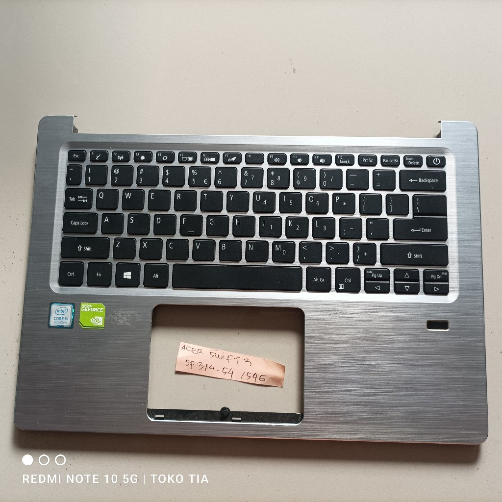 Palmrest dan Keyboard Laptop Acer Swift 3 SF314-54/54G