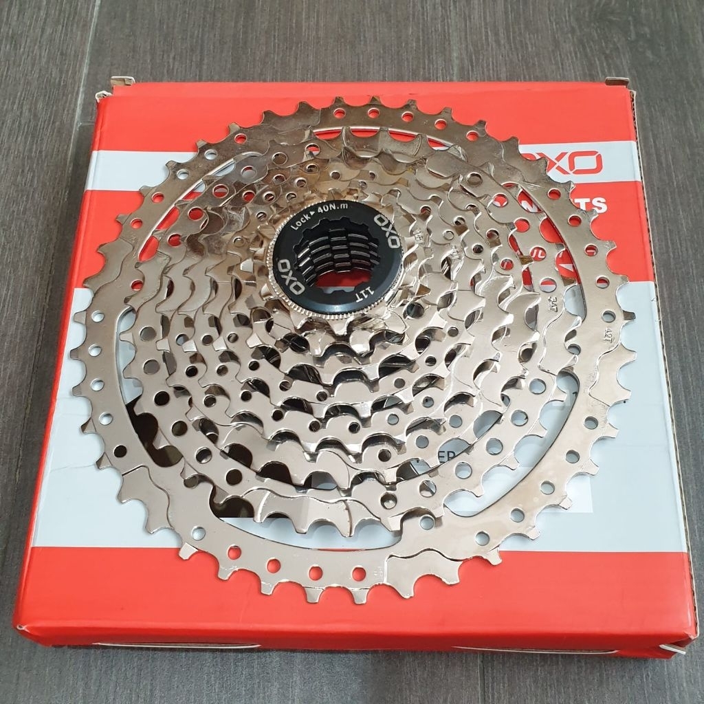 Sprocket OXO 8 Speed Cassete / Slop 11-42T Chrom
