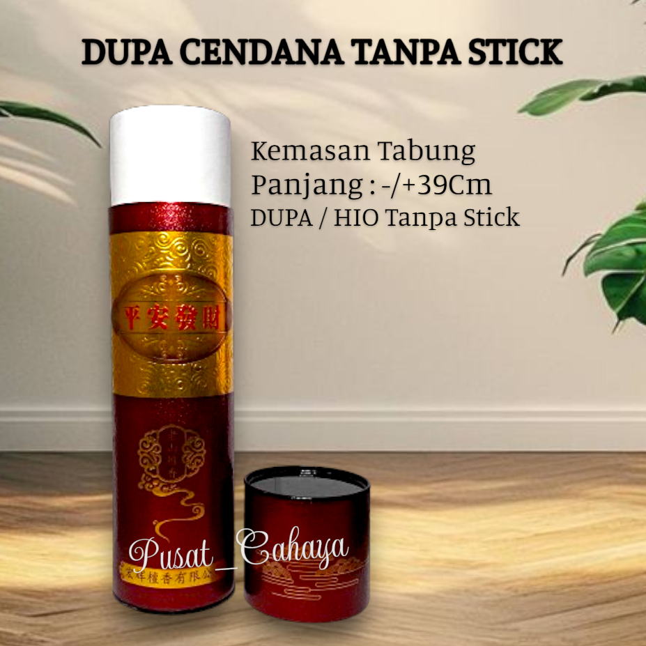 Dupa Cendana Tanpa Stik Tanpa Kaki Kemasan Tabung