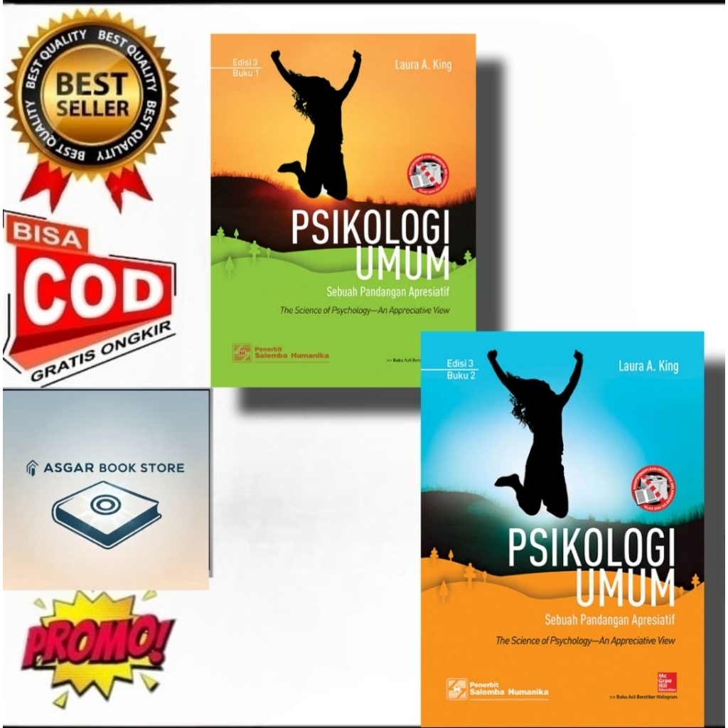 buku Psikologi Umum:Sebuah Pandangan Apresiatif jilid 1 2 - Laura A. King