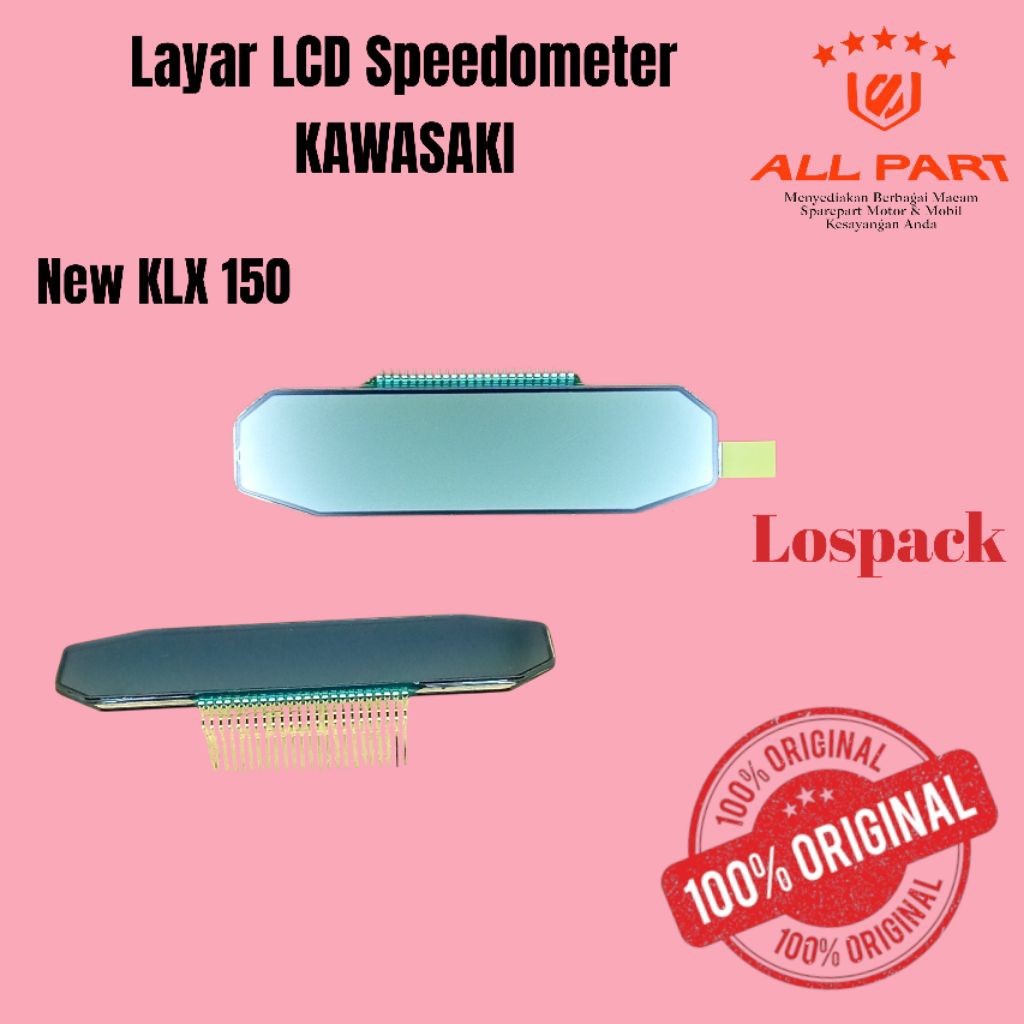 ( ORIGINAL) Layar LCD speedometer spidometer Kawasaki New KLX 150SM SE KLX 150 SM SE