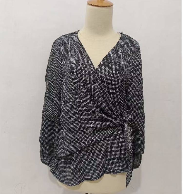 Baju Atasan Blus Lembut Blouse Sifon Ukuran Besar Jumbo Murah