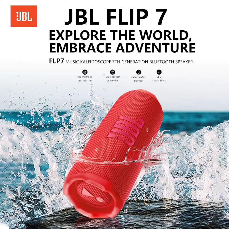 JBL Flip 7 Wireless Bluetooth Portable Speaker Bold Pro Sound with AI Sound Boost lP68 Waterproof an
