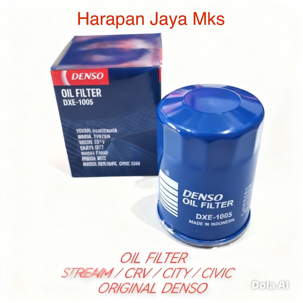 [1PC][DENSO] OIL FILTER OLI ALL HONDA JAZZ / CITY / CIVIC / MOBILIO / BRIO / BRV / HRV / ACCORD / OD
