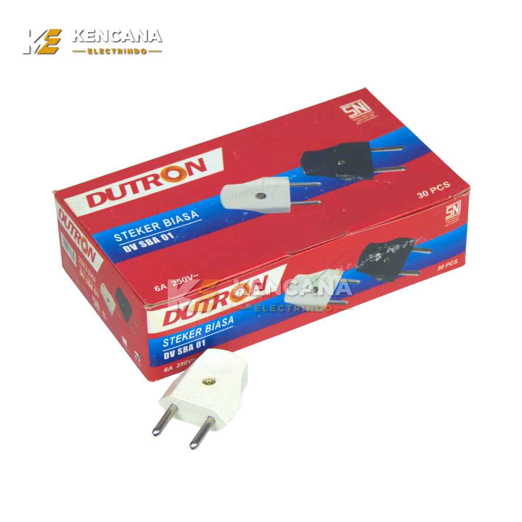 [1 Pack] Steker Mini Dutron Colokan Listrik SNI Tahan Panas