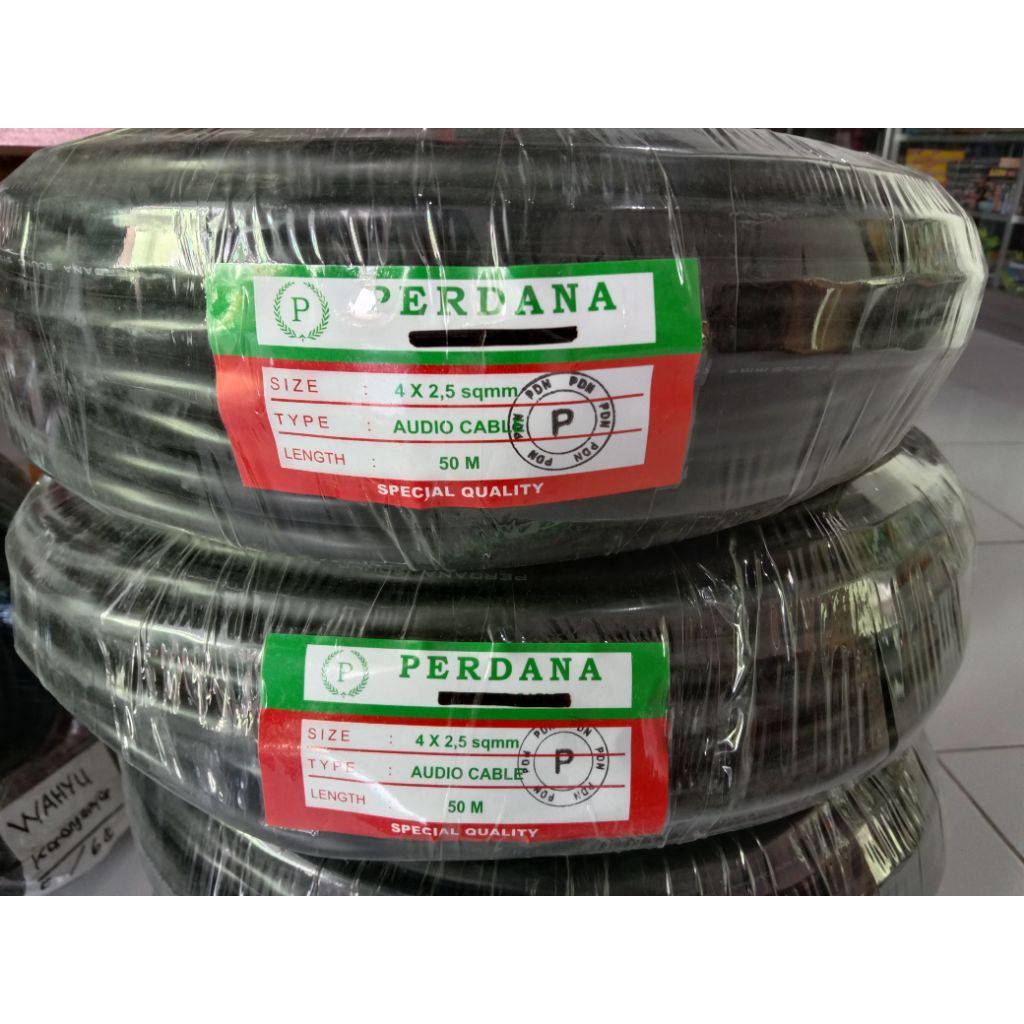 Kabel Serabut Perdana 4x2,5 Tembaga Harga Satu Meter