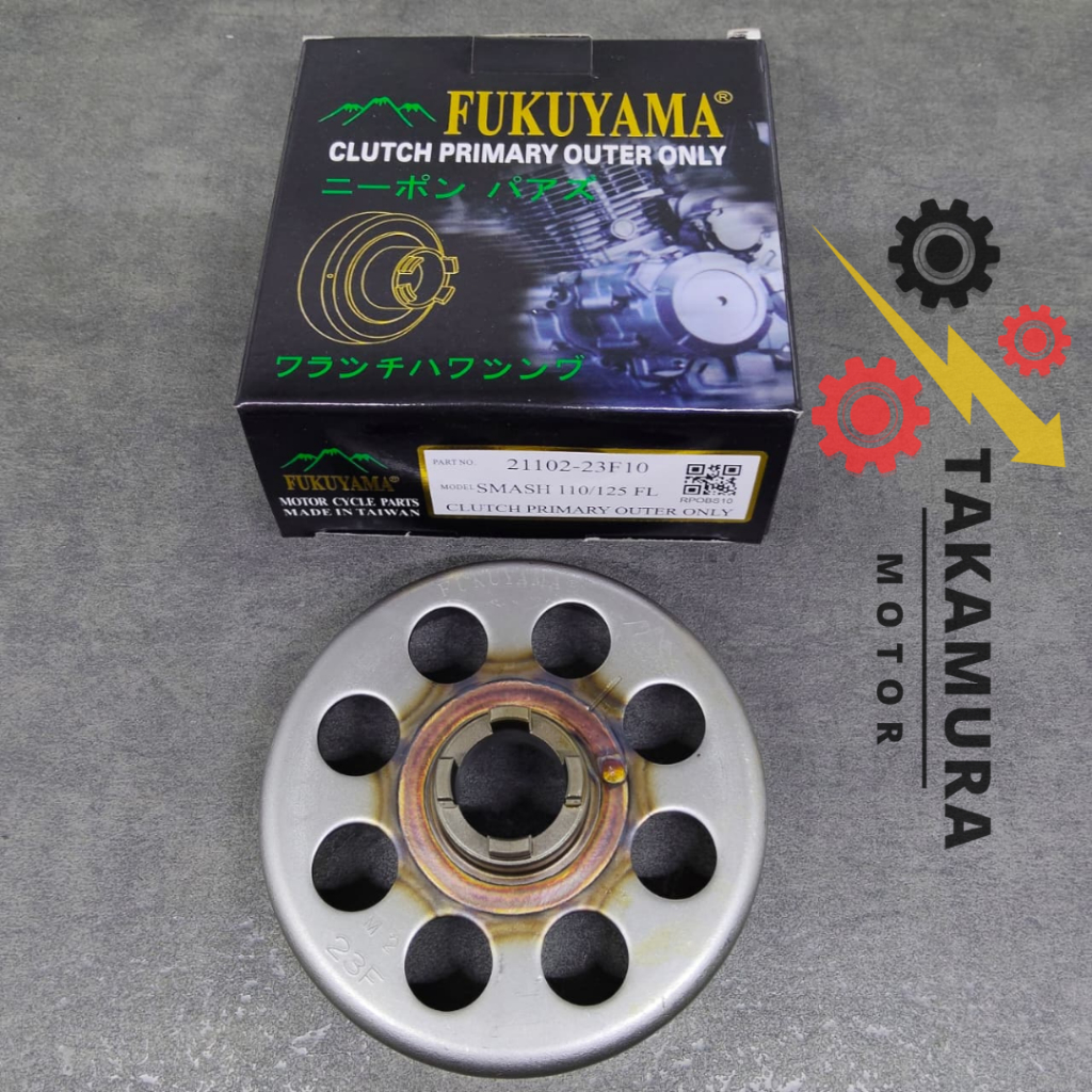 Fukuyama Rumah Primary Copling Only Rumah Kampas Kopling Ganda Mangkok Klos Suzuki Smash - Shogun 12