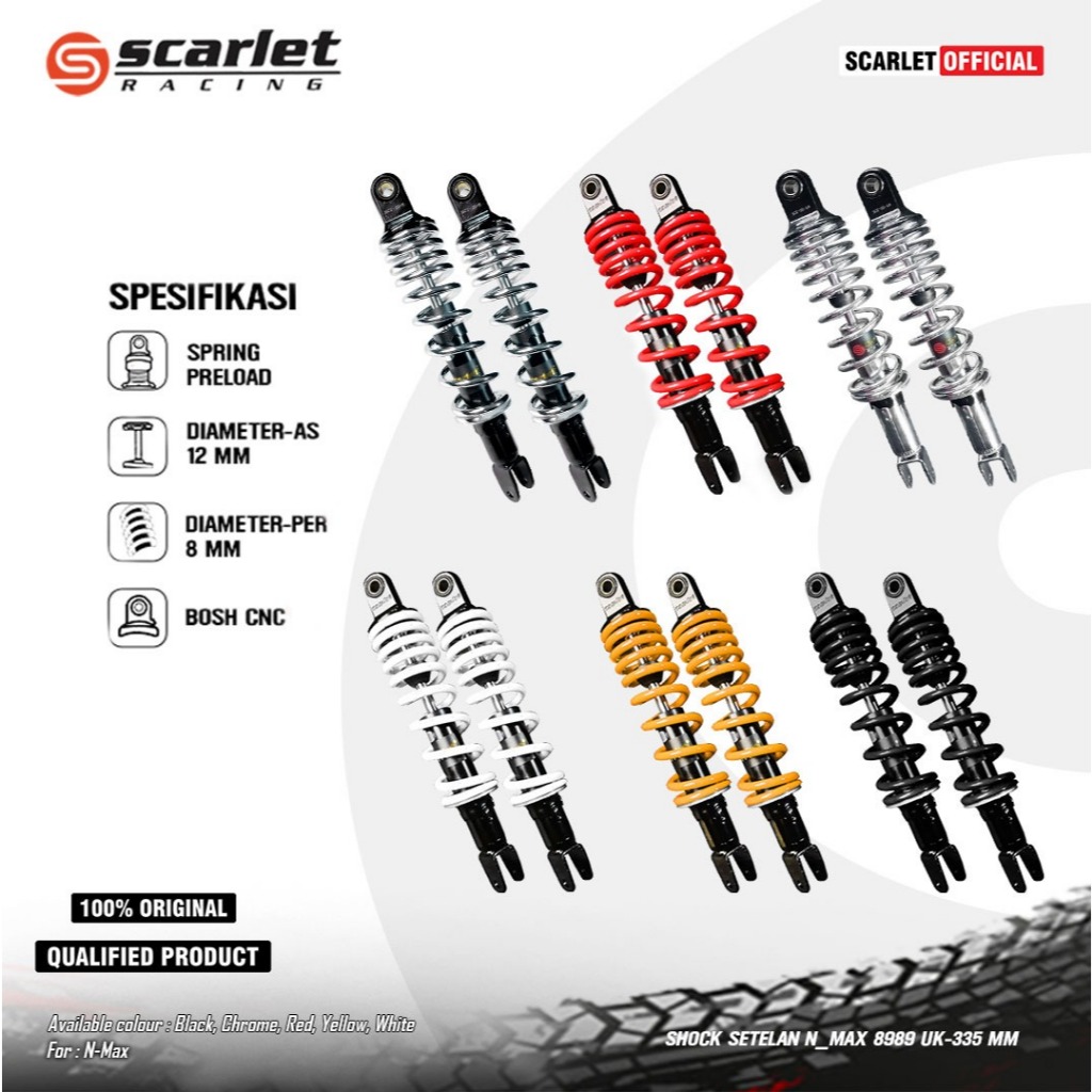 Scarlet Racing - Shock Shockbreaker STLN 8989 Nmax N-Max