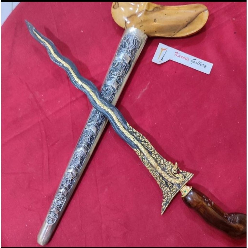 Keris Nogo Rojo Naga Raja Kinatah