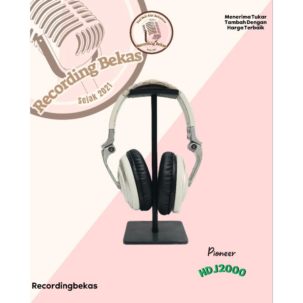 Pioneer HDJ2000 HDJ 2000 Headphone Monitor