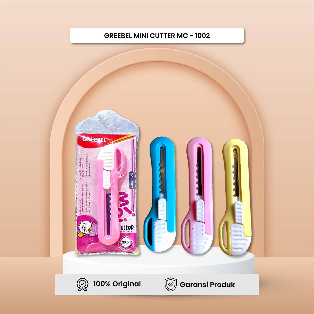 Pisau Cutter Mini Pemotong Serbaguna - Cuter Kater Greebel MC 1002