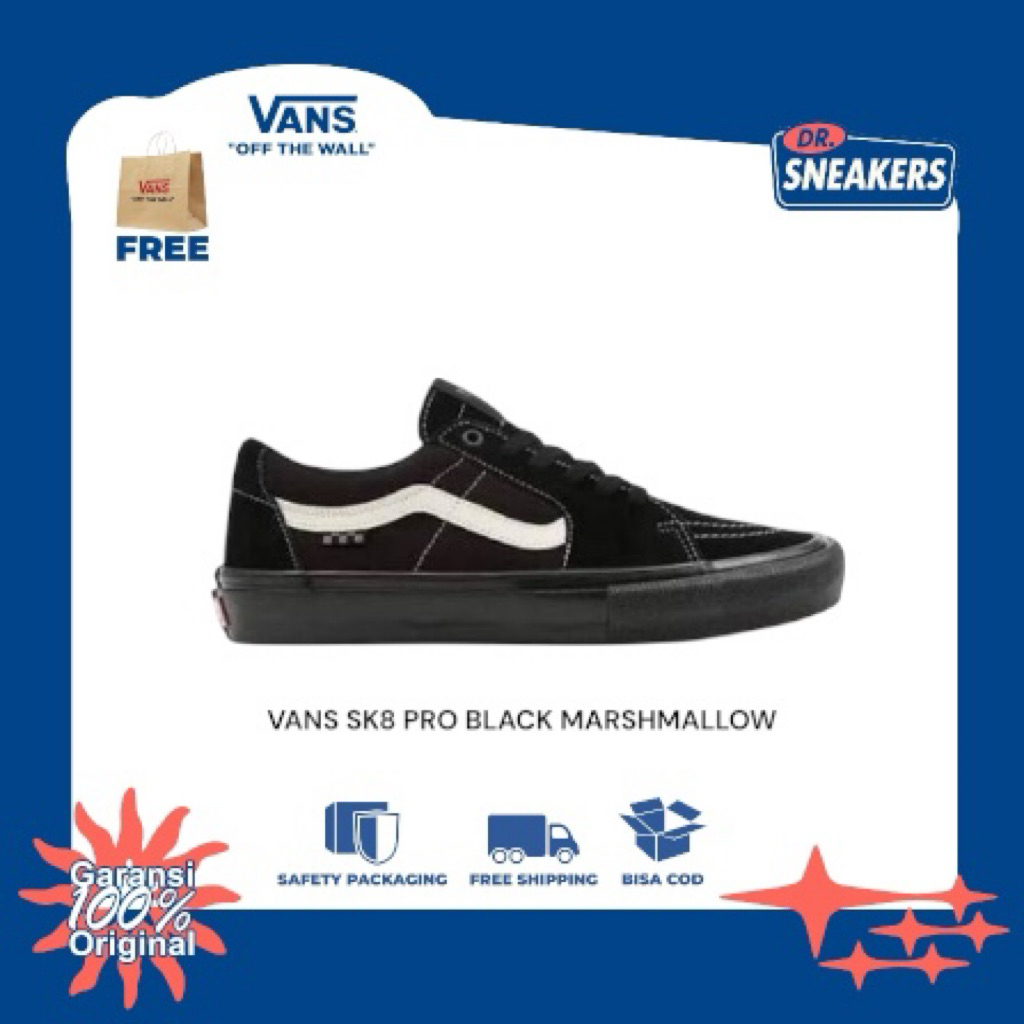 VANS SK8 PRO BLACK MARSHMALLOW