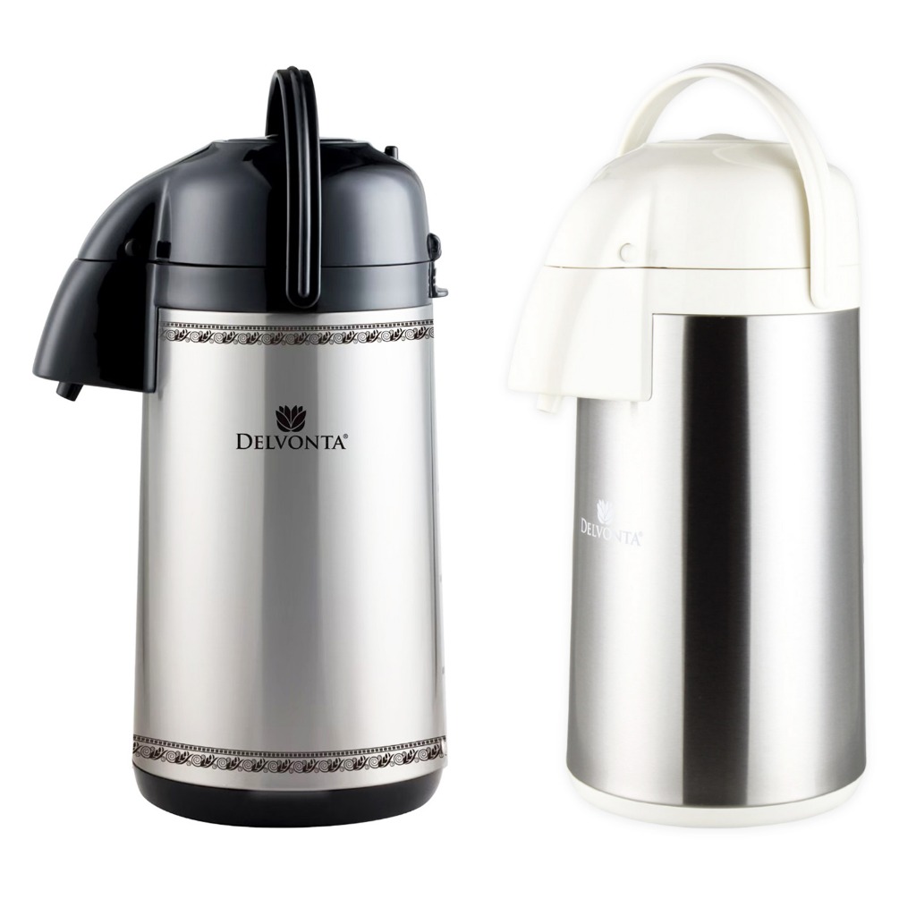 Delvonta Termos Pencet Air Panas / Delvonta Vacuum Airpot
