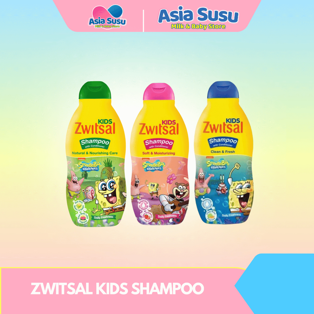 Zwitsal Kids Shampoo 180 ml - Shampoo Anak, Sampo Anak, Kids Shampoo